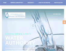 Tablet Screenshot of cbcwaterauthority.com